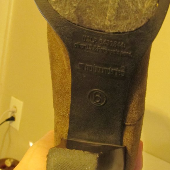 Grey Suede Slouch Boots - Picture 3 of 4